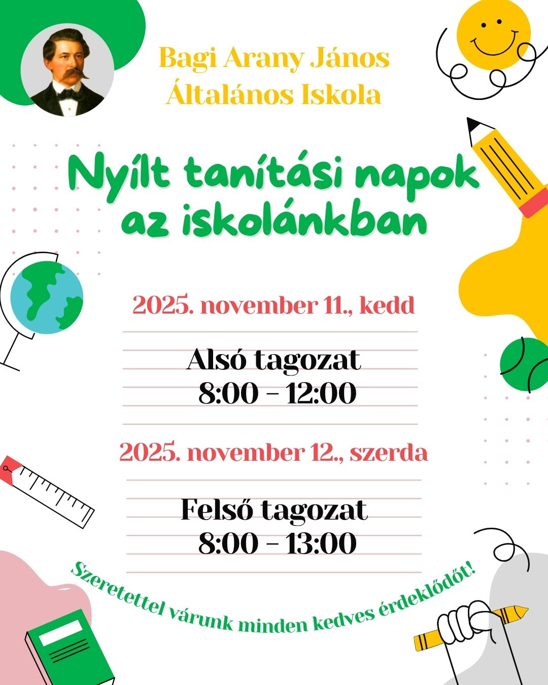 Nyílt tanítási napok